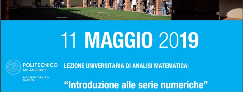 Analisi matematiche al Politecnico - Piacenza