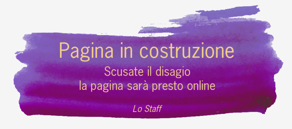 Pagina in costruzione_rivista infanzia