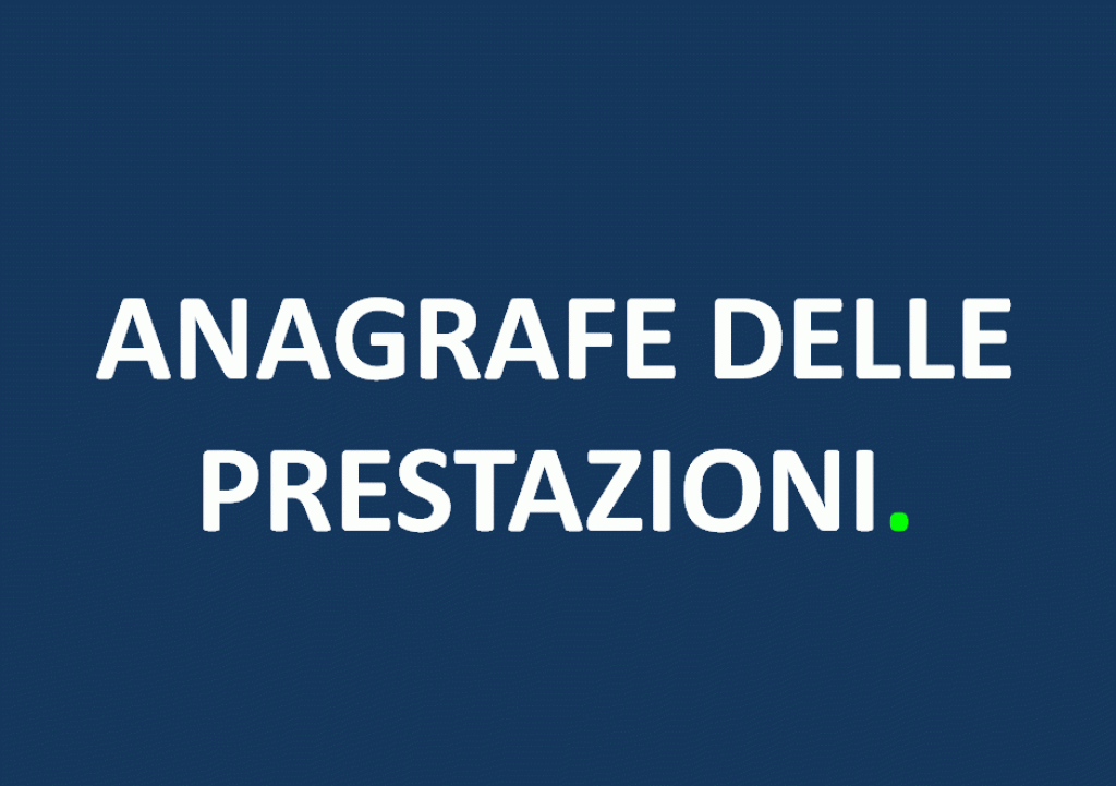 Anagrafe delle prestazioni