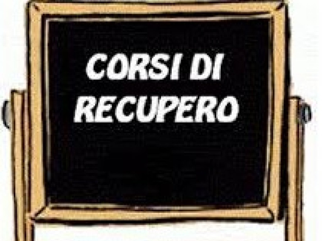 Calendario corsi di recupero